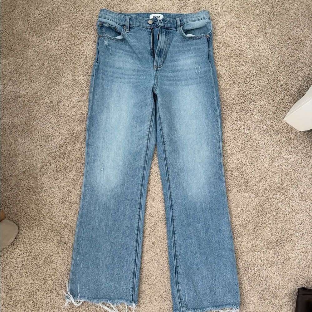 Pistola Light Blue Straight Leg Jeans